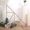 3 feet Gold Triangle Geometric Metal Wedding Arch Backdrop Stand Decorations